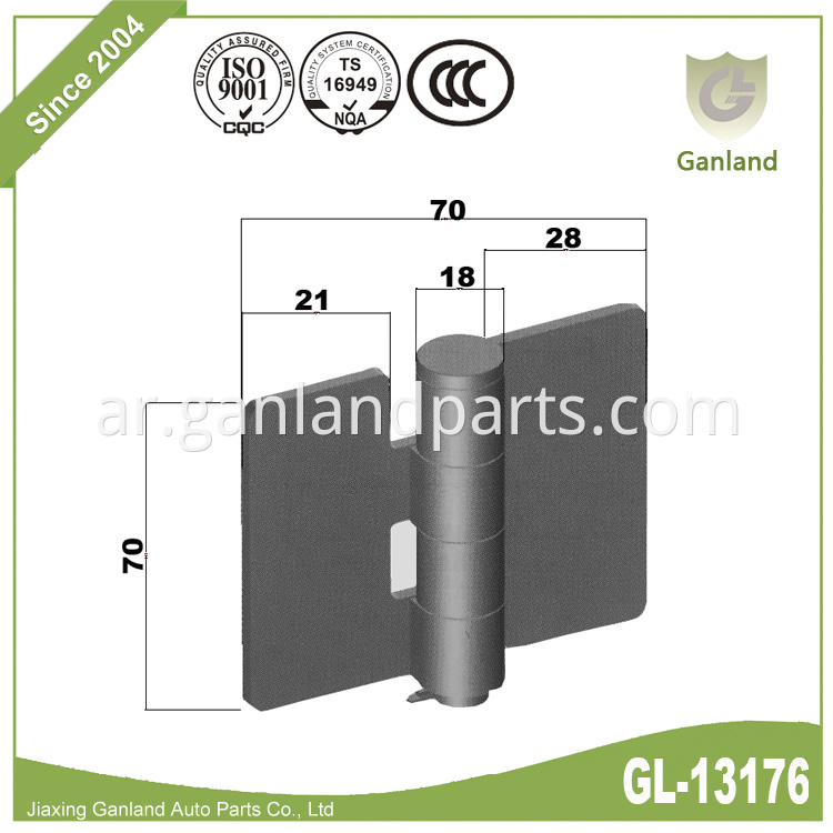 Steel butterfly hinge 17118